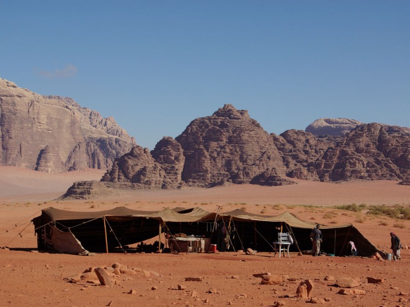 Wadi Rum - campement nomade