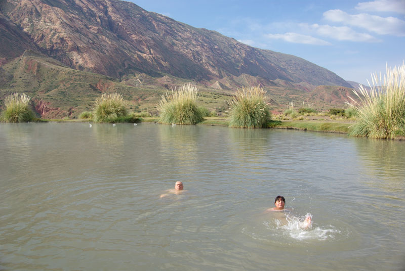 Laguna de Tarapaya  4000m bain à 35°C