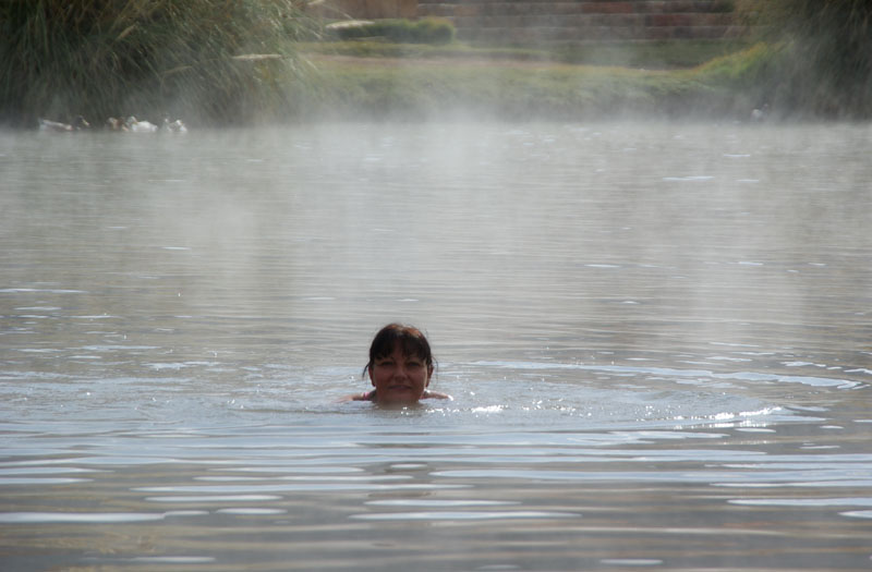 Laguna de Tarapaya  4000m bain à 35°C