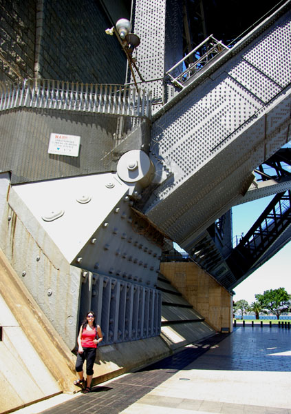 Sydney - Harbour bridge, structure de base du pylone