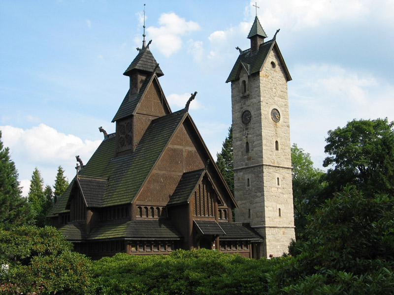 Karpacz - église norvégienne le Wang 
