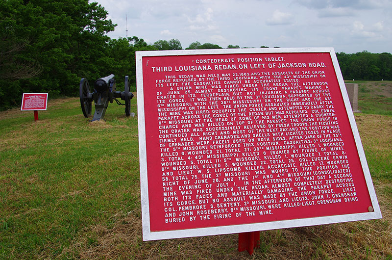 Vicksburg - Champs de bataille de  la guerre de Sécession