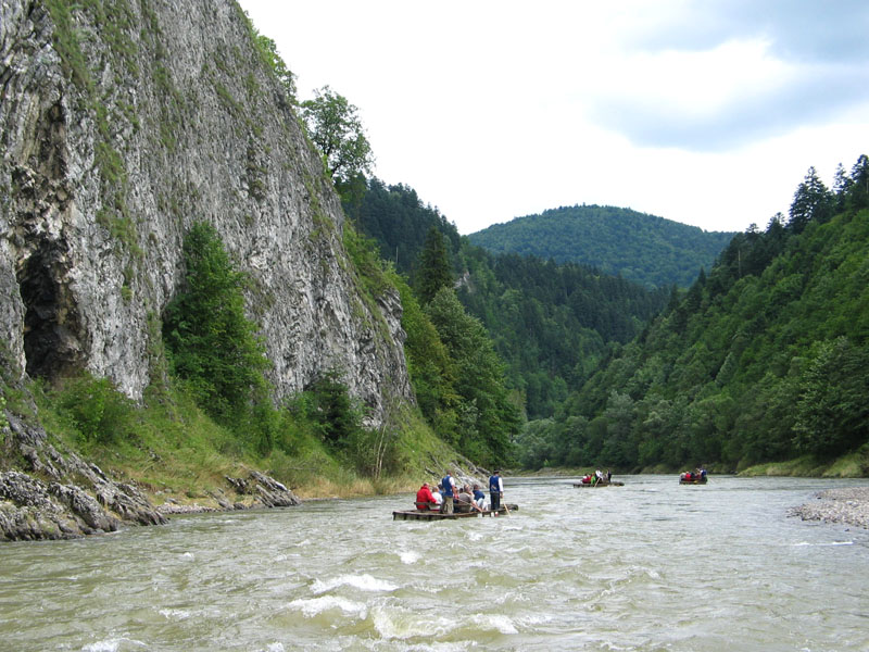 Radeau sur le Dunajec