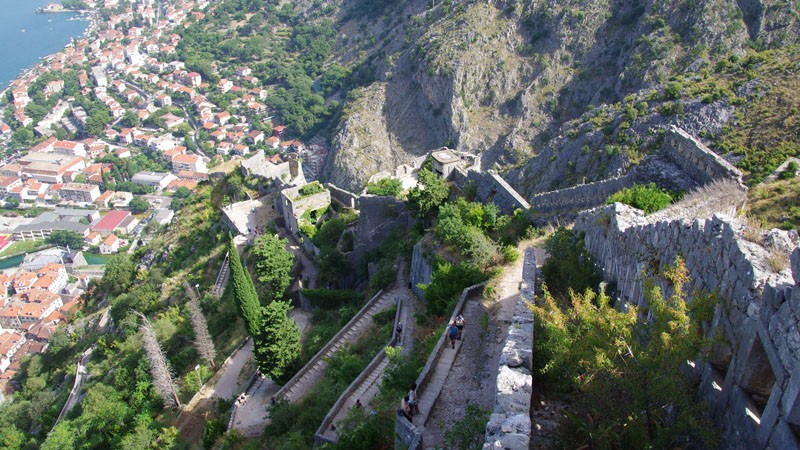 Kotor forteresse St Jean