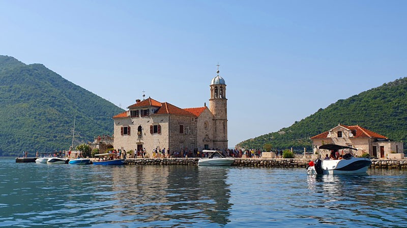 Perast ile de ND du Rocher