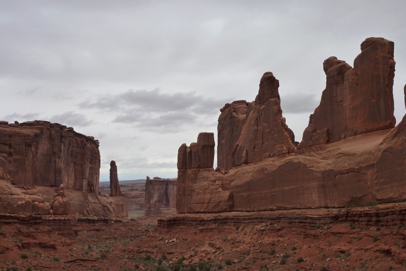 Arches NP - Courthouse Towers