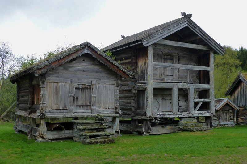 Eidsborg - habitation typique du Telemark 
