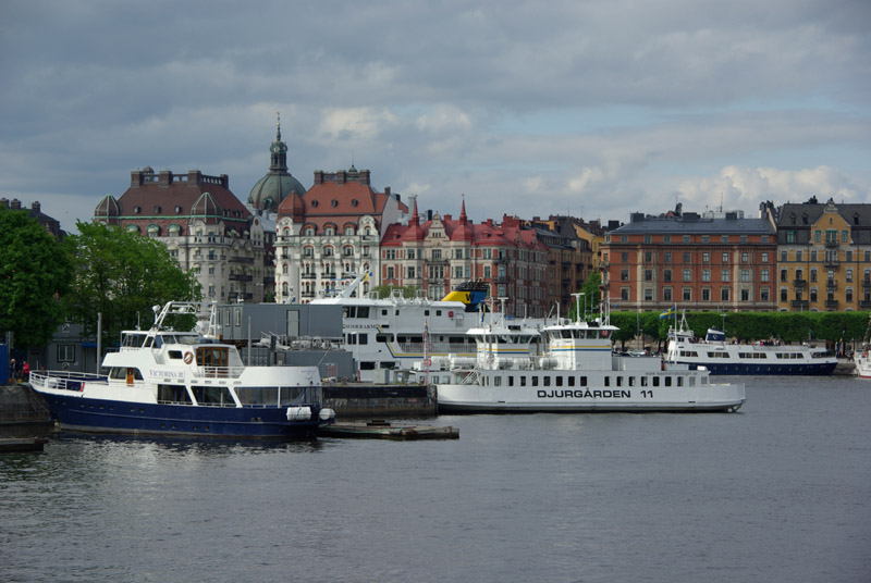 Stockholm - vue sur l'île d' Östermalm 