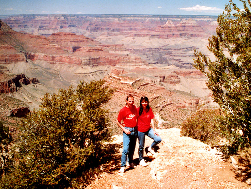 Grand Canyon NP - Madeleine et Christophe